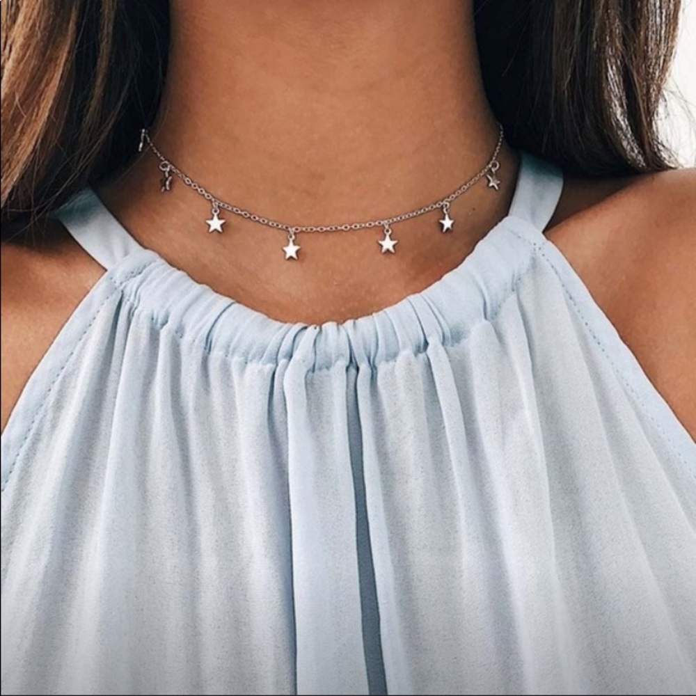 Star Choker Necklace - Picture 3 of 6